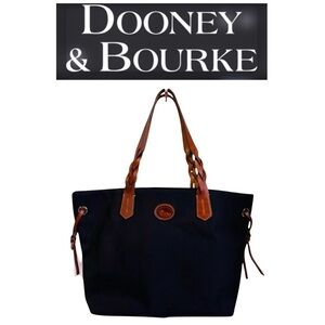 DOONEY & BOURKE Nylon & Leather Shopper Tote, NWOT
